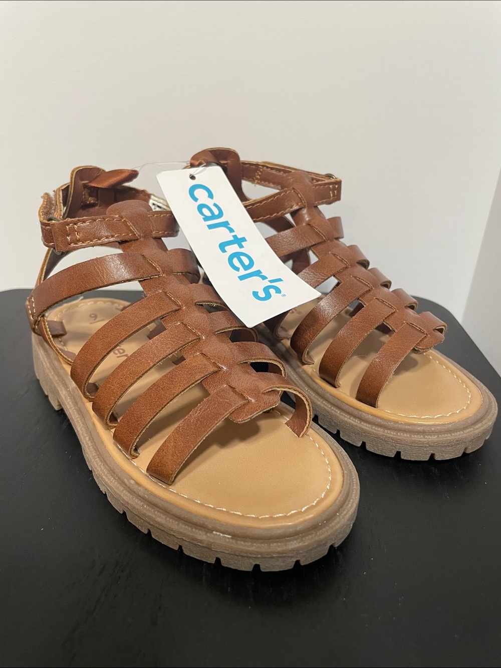 Carter's Tan/Brown Multi-Strap Gladiator Sandals